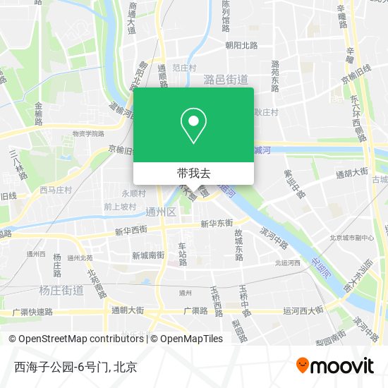 西海子公园-6号门地图