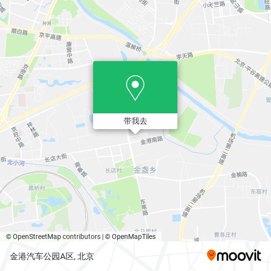 金港汽车公园A区地图