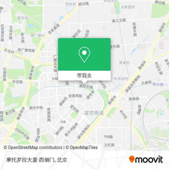 摩托罗拉大厦-西侧门地图