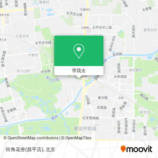 街角花舍(昌平店)地图