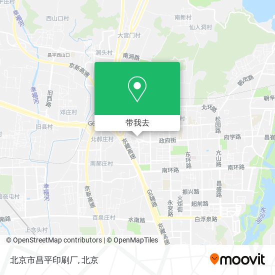 北京市昌平印刷厂地图