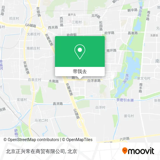 北京正兴常在商贸有限公司地图