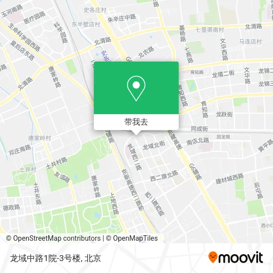 龙域中路1院-3号楼地图