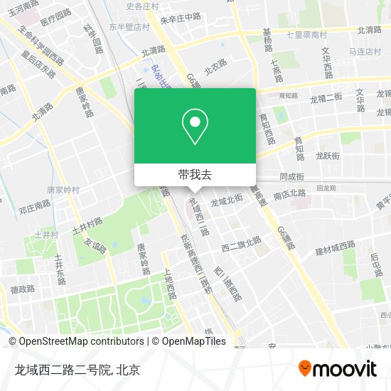 龙域西二路二号院地图