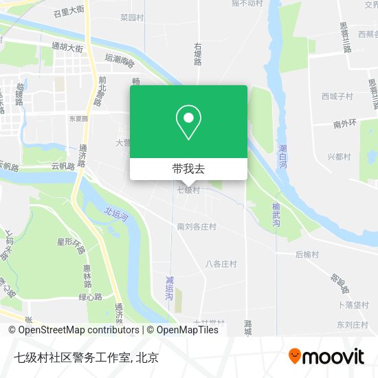 七级村社区警务工作室地图