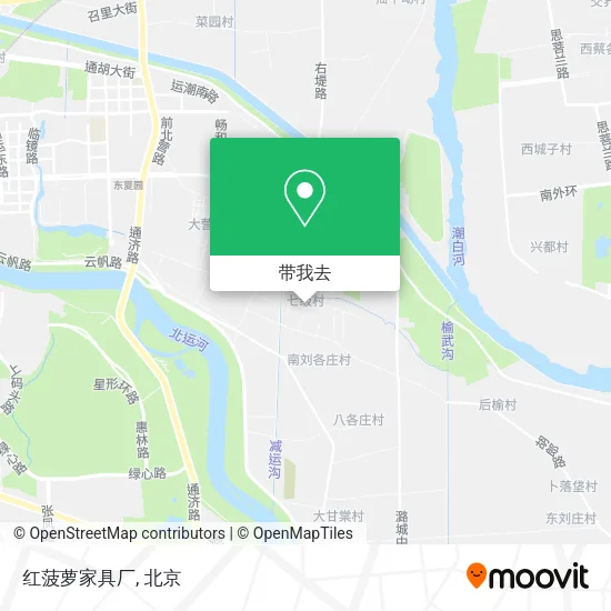 红菠萝家具厂地图