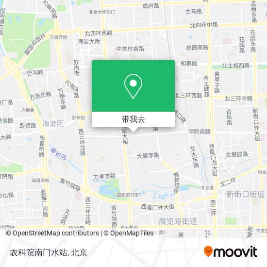 农科院南门水站地图
