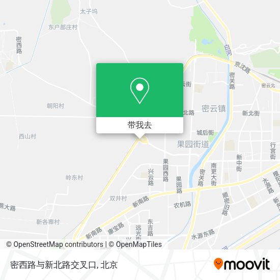 密西路与新北路交叉口地图