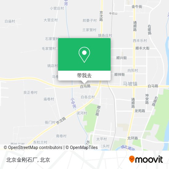 北京金刚石厂地图