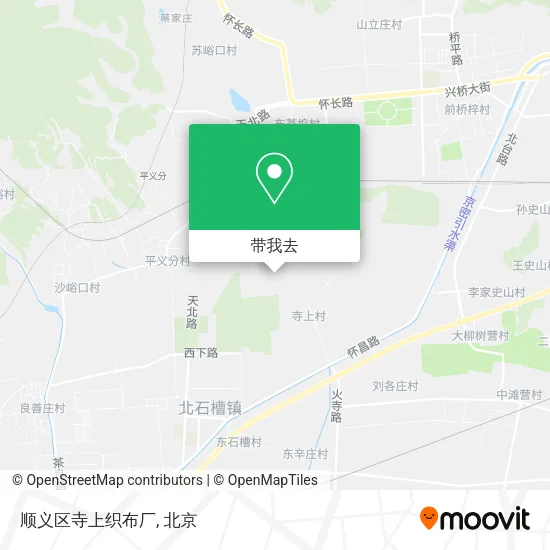 顺义区寺上织布厂地图
