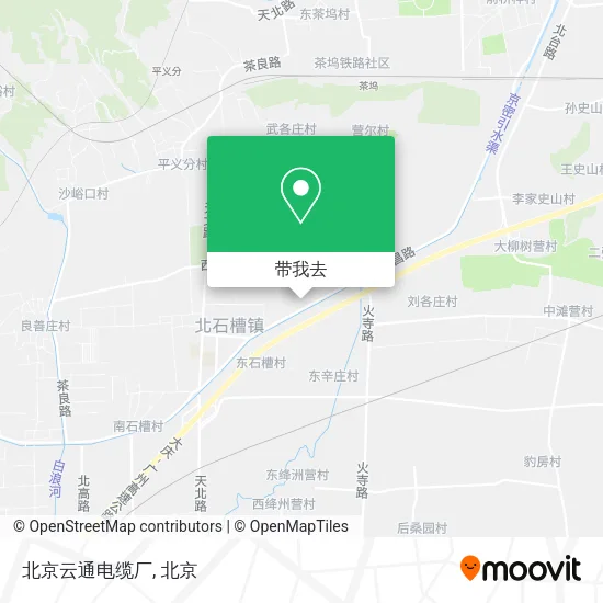 北京云通电缆厂地图
