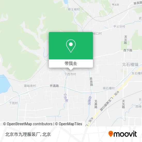 北京市九理服装厂地图