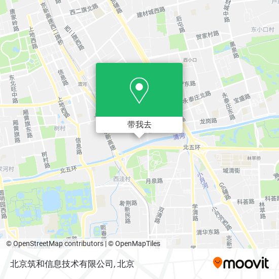 北京筑和信息技术有限公司地图