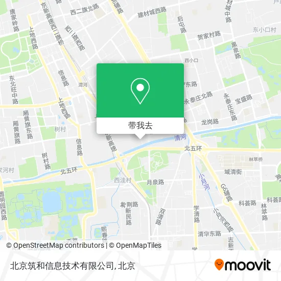 北京筑和信息技术有限公司地图