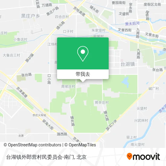 台湖镇外郎营村民委员会-南门地图