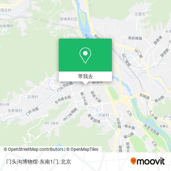 门头沟博物馆-东南1门地图