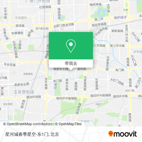 星河城春季星空-东1门地图