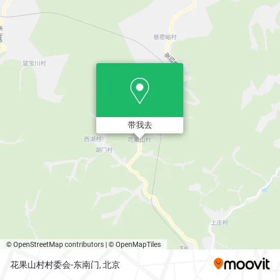 花果山村村委会-东南门地图