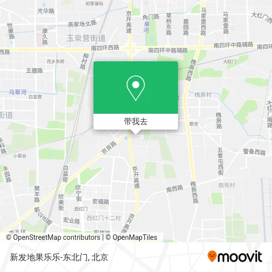 新发地果乐乐-东北门地图