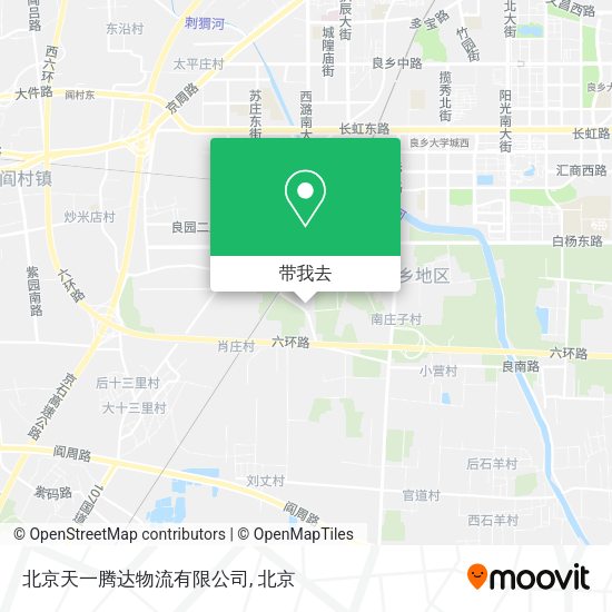 北京天一腾达物流有限公司地图