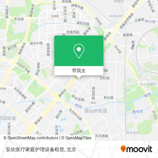 安欣医疗家庭护理设备租赁地图