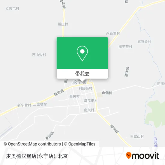 麦奥德汉堡店(永宁店)地图