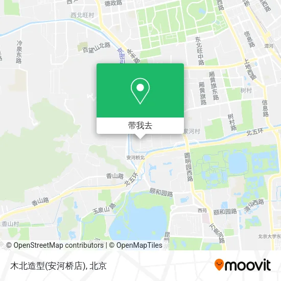 木北造型(安河桥店)地图