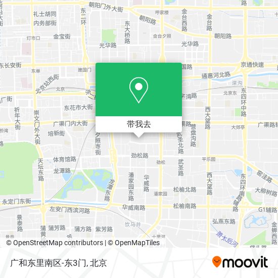 广和东里南区-东3门地图