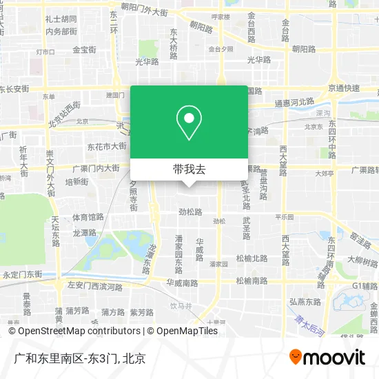 广和东里南区-东3门地图