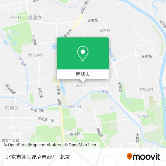 北京市朝阳昆仑电线厂地图