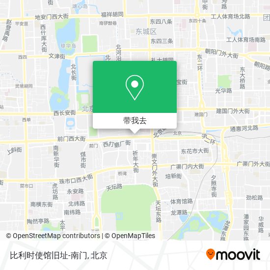 比利时使馆旧址-南门地图