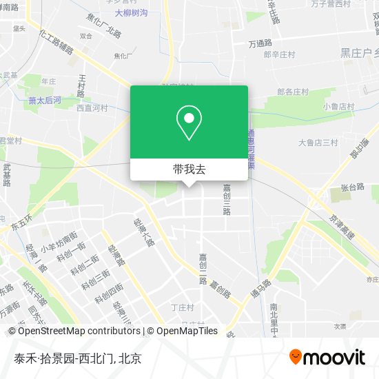 泰禾·拾景园-西北门地图