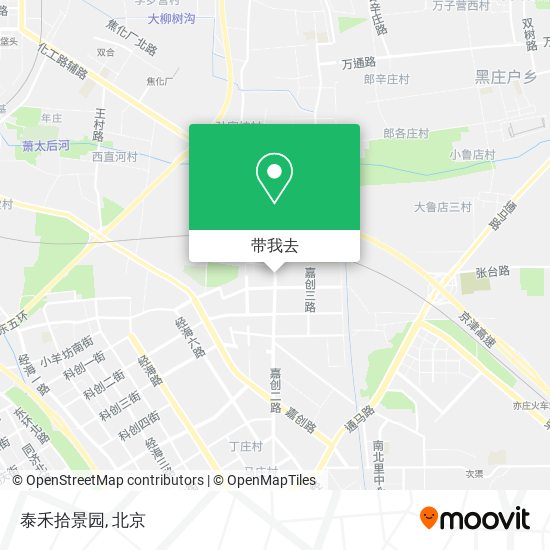 泰禾拾景园地图