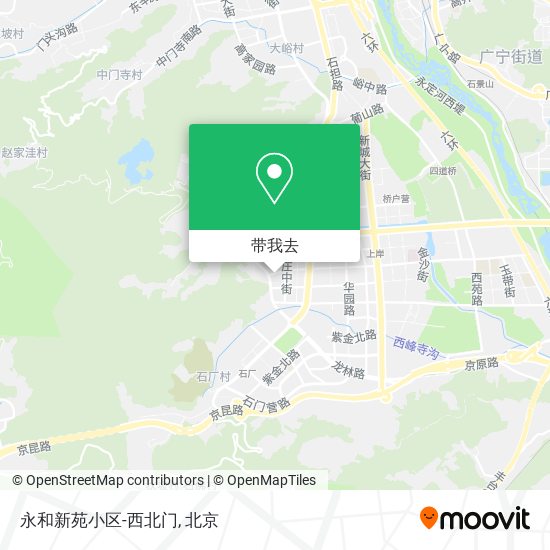 永和新苑小区-西北门地图