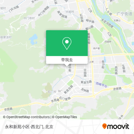 永和新苑小区-西北门地图