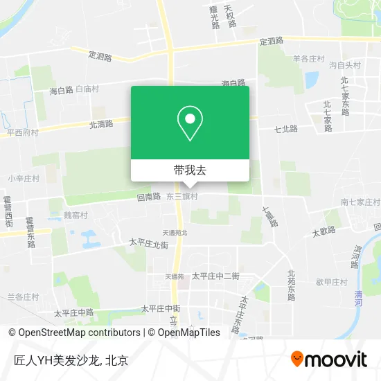 匠人YH美发沙龙地图