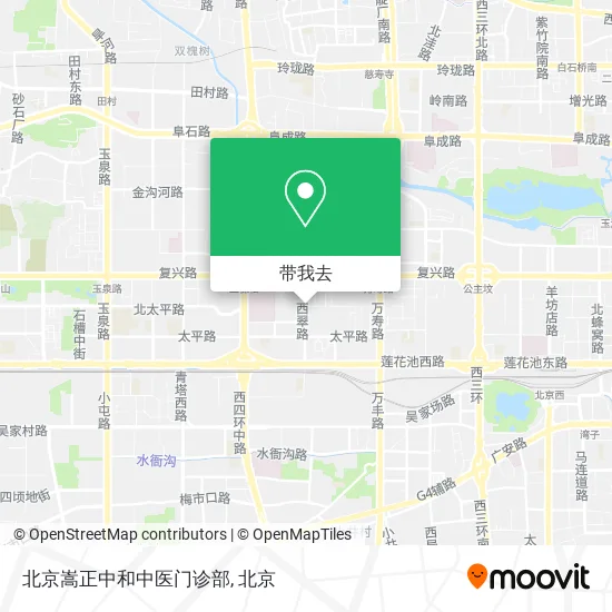北京嵩正中和中医门诊部地图