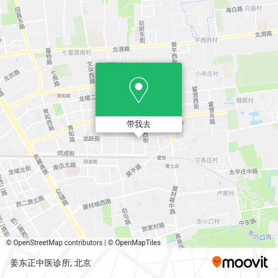 姜东正中医诊所地图