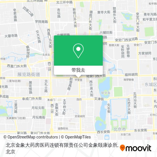 北京金象大药房医药连锁有限责任公司金象颐康诊所地图