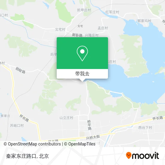 秦家东庄路口地图