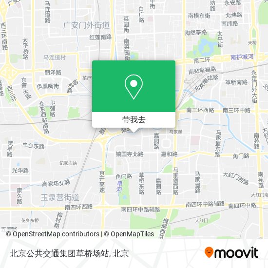 北京公共交通集团草桥场站地图