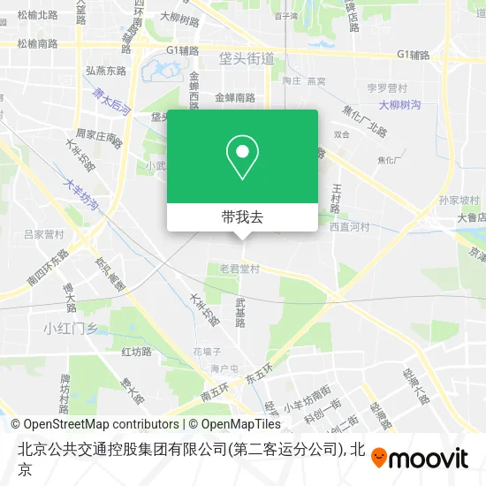 北京公共交通控股集团有限公司(第二客运分公司)地图