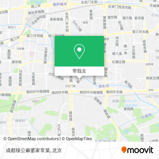 成都辣公麻婆家常菜地图