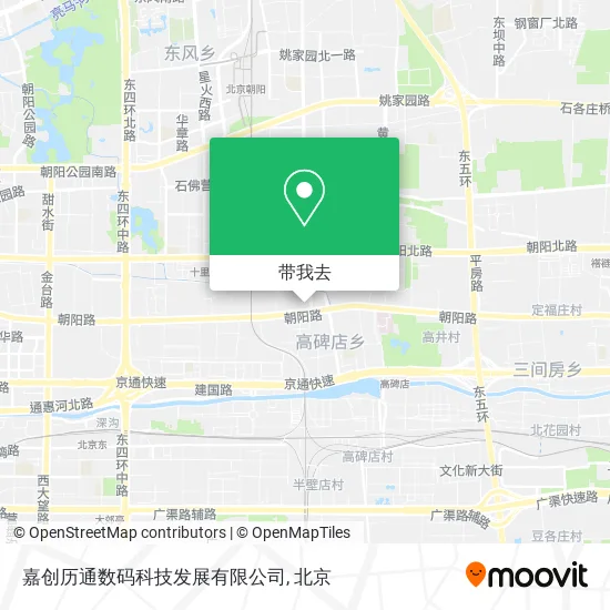 嘉创历通数码科技发展有限公司地图