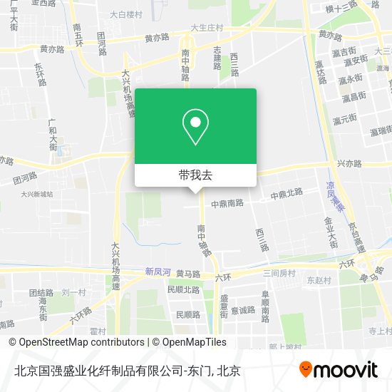 北京国强盛业化纤制品有限公司-东门地图