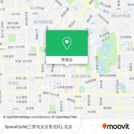SpaceCycle(三里屯太古里北区)地图