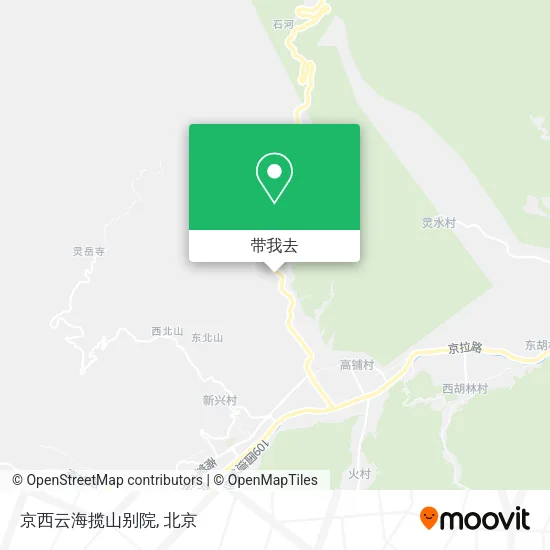 京西云海揽山别院地图
