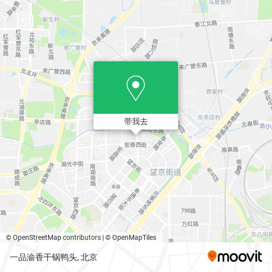 一品渝香干锅鸭头地图
