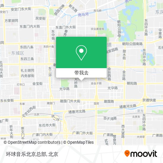 环球音乐北京总部地图