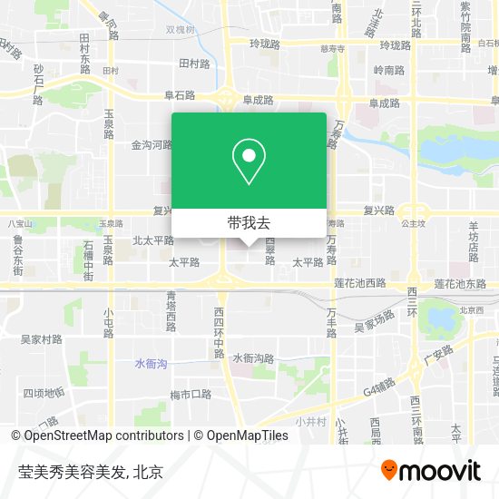 莹美秀美容美发地图
